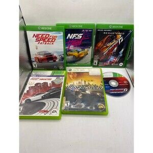 Need For Speed payback heat hot pursuit most wanted undercover Xbox 6 Game lot